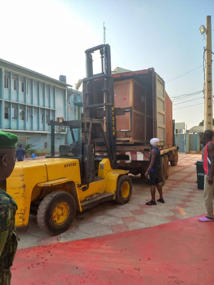 Ravitaillement des structures sanitaires de la troisième région militaire.