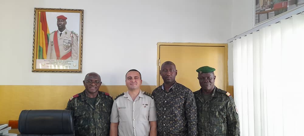 Visite de l&rsquo;attaché militaire de l&rsquo;ambassade de Turquie en Guinée à la DGSSA
