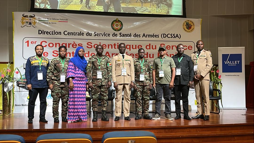 Participation de la délégation Guinéenne au premier congrès de médecine militaire du Bénin du 17 au 19 Septembre au palais des congrès de Cotonou.
